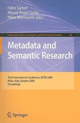 Metadata and Semantic Research(English, Paperback, unknown)