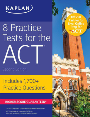 8 Practice Tests for the ACT(English, Paperback, Kaplan Test Prep)