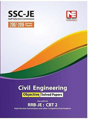 Ssc (Rrb-Je) Civil Engineering Objective Solved Papers(English, Paperback, unknown)
