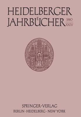 Heidelberger Jahrbuecher(German, Paperback, Loparo Kenneth A)
