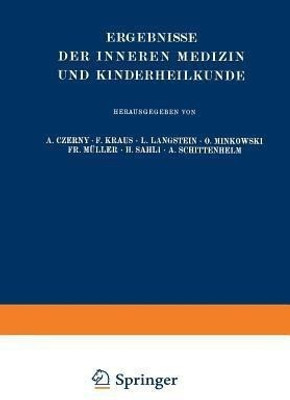 Ergebnisse der Inneren Medizin und Kinderheilkunde(German, Paperback, Langstein Leo)