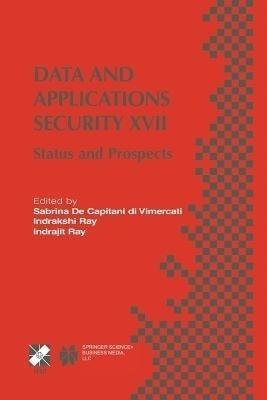 Data and Applications Security XVII(English, Paperback, unknown)