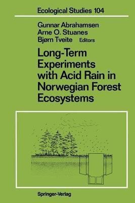 Long-Term Experiments with Acid Rain in Norwegian Forest Ecosystems(English, Paperback, unknown)