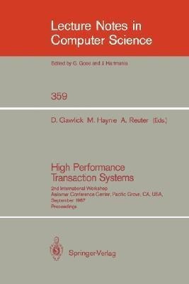 High Performance Transaction Systems(English, Paperback, unknown)