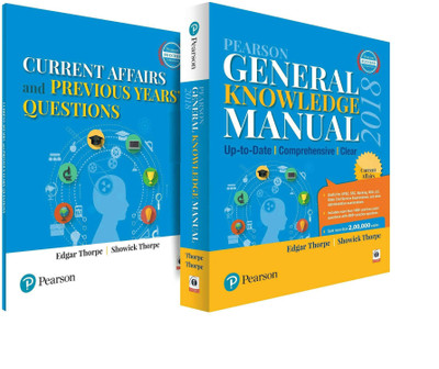 The Pearson General Knowledge Manual 2018  - Includes Current Affairs Booklet(English, Paperback, Edgar Thorpe)