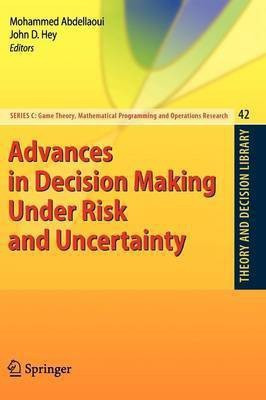 Advances in Decision Making Under Risk and Uncertainty(English, Paperback, unknown)
