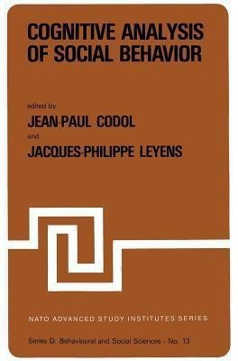 Cognitive Analysis of Social Behavior(English, Paperback, unknown)