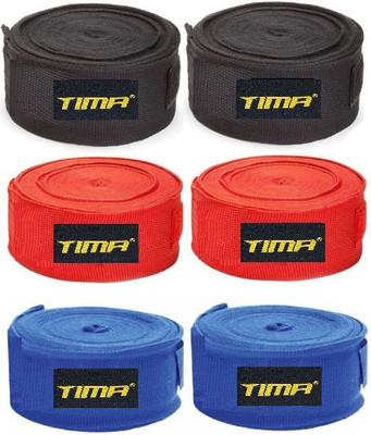 TIMA Professional (3 Pair ) Boxing Hand Wrap & Hand Bandage - Imported Boxing Hand Wrap Boxing Hand Wrap(108 inch)