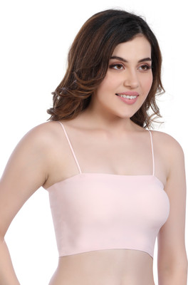 3SIX5 Women Bralette Lightly Padded Bra(Pink)