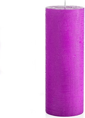 SAPI'S Lavender Scented Pillar Candle (8x3 Inch) Scented Candle For Home Decoration | Diwali Candle | Birthday Candle | Valentines Candle | New Year Candle | 60 Hours | Set of 1(Purple) Candle(Purple, Pack of 1)