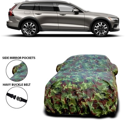 SEBONGO Car Cover For Volvo V60 Cross Country (With Mirror Pockets)(Multicolor)