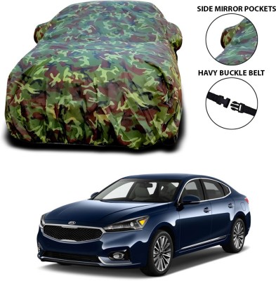 SEBONGO Car Cover For Kia Cadenza (With Mirror Pockets)(Multicolor)