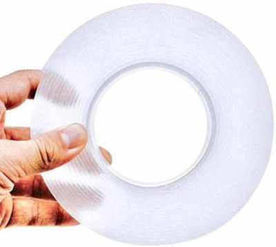 KNOCKNEW Double Sided Tape Handheld Dispenser tape Double Sided Tape (Manual)(Transperent)