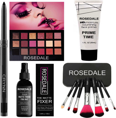 Crynn Smudge Proof Essential Makeup HD14 Beauty Kajal(11 Items in the set)