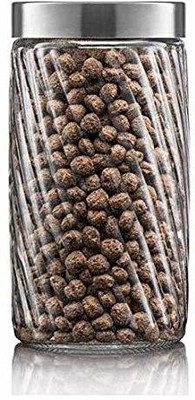 DEEP ENTERPRISE Glass Tea Coffee & Sugar Container  - 2000 ml(Clear)