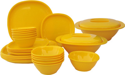 11% OFF on INCRIZMA Pack of 28 PP (Polypropylene) Dinner Set(Microwave Safe)
