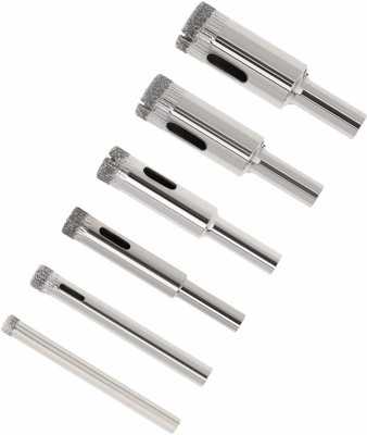 A&S TOOLSHOP 5-14MM Diamond Coated Core Hole Saw Drill Bit Set Tools Glass Drill Hole Opener for Tiles Glass Ceramic