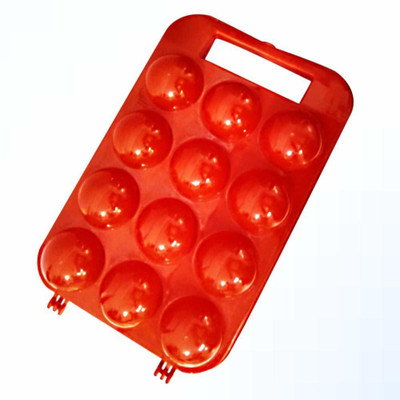 earthheven Plastic Egg Container  - 1 dozen(Multicolor)