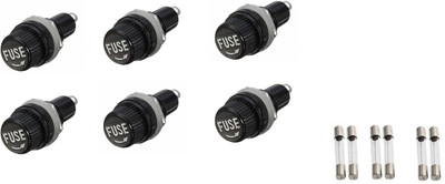 PANISTHA Panel Mount Fuse Holder Socket for 5*20 with Glass Fuses 250V 10A 6 PCS Chassis Panel Mount Fuse Holder Socket for 5*20 with Glass Fuses 250V 10A-6 pcs Electrical Fuse(15 A) PANISTHA Panel Mount Fuse Holder Socket for 5*20 with Glass Fuses 250V 10A 6 PCS Chassis Panel Mount Fuse Holder Socket for 5*20 with Glass Fuses 250V 10A-6 pcs Electrical Fuse(15 A)