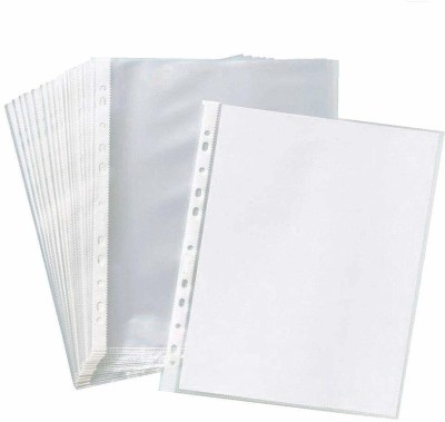 JSMSH Plastic Folder Leafs Sheet Protector(Set Of 25, Transparent)