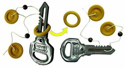 FUNMAZA Mr. Puzzle Key & Ring Puzzle Magical Puzzle Toy Plastic Key Puzzle Gag Toy