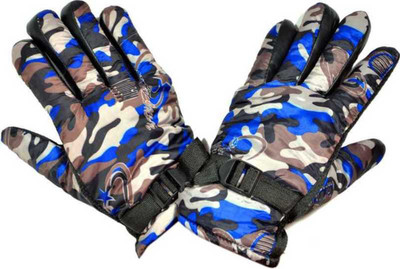 Aadikart Printed Winter Men Gloves
