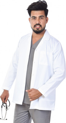 FRENCH TERRAIN Lab Coat(Polyester, Cotton)