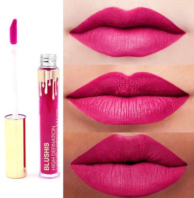 BLUSHIS High Defination Non Transfer Liquid Matte Lipstick Magenta colour(Magenta, 5 ml)