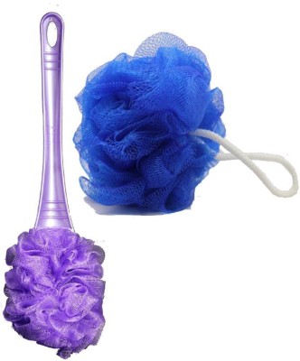 versatyl Loofah(Pack of 2, Blue, Purple)