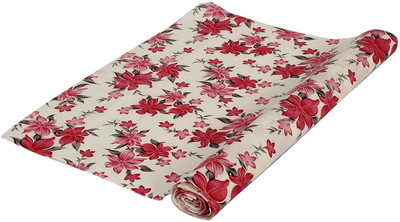 Dakshya Industries PVC (Polyvinyl Chloride) Drawer Mat(Pink, Beige, Extra Large)