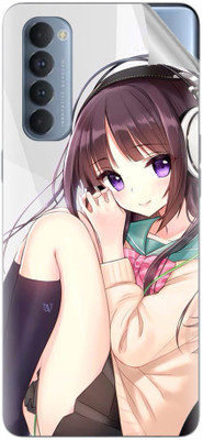 Snooky Oppo Reno4 pro Mobile Skin(Grey)