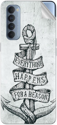 Snooky Oppo Reno4 pro Mobile Skin(Grey)