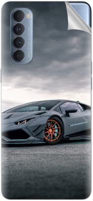 Snooky Oppo Reno4 pro Mobile Skin(Grey)