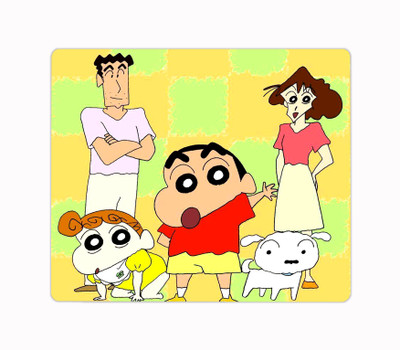 Ashvah Shinchan Cartoon Printed Premium Designer Mouse Pad for Computer/Laptop (22.5cm x 19cm) - C443 Mousepad(Multicolor)