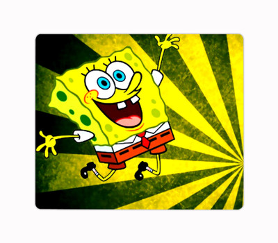 ARTBUG SpongeBob SquarePants Cartoon Printed Premium Designer Mouse Pad for Computer/Laptop (22.5cm x 19cm) - C253 Mousepad(Multicolor)