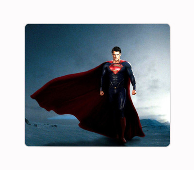 Ashvah Superman Cartoon Printed Premium Designer Mouse Pad for Computer/Laptop (22.5cm x 19cm) - C322 Non Slip Base Mousepad(Multicolor)