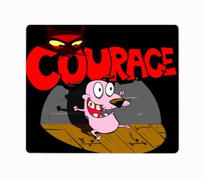 ARTBUG Courage the Cowardly Dog Cartoon Printed Premium Designer Mouse Pad for Computer/Laptop (22.5cm x 19cm) - C497 Mousepad(Multicolor)