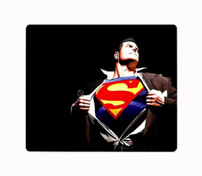 ARTBUG Superman Cartoon Printed Premium Designer Mouse Pad for Computer/Laptop (22.5cm x 19cm) - C312 Non Slip Base Mousepad(Multicolor)