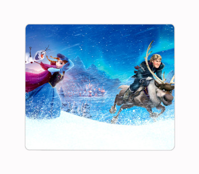 Ashvah Frozen Cartoon Printed Premium Designer Mouse Pad for Computer/Laptop (22.5cm x 19cm) - C393 Non Slip Base Mousepad(Multicolor)