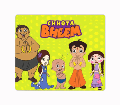 ARTBUG Chhota Bheem Cartoon Printed Premium Designer Mouse Pad for Computer/Laptop (22.5cm x 19cm) - C640 Non Slip Base Mousepad(Multicolor)