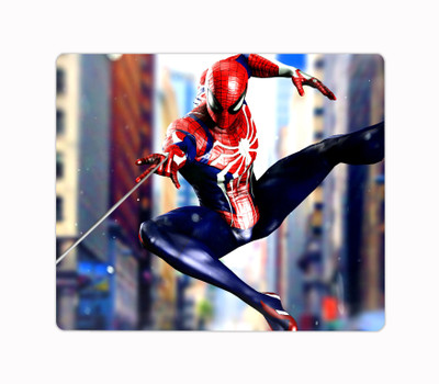 Ashvah Spiderman Cartoon Printed Premium Designer Mouse Pad for Computer/Laptop (22.5cm x 19cm) - C268 Non Slip Base Mousepad(Multicolor)