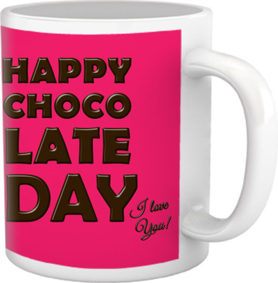 28% OFF on TIED RIBBONS Happy Chocolate Day I Love You Coffee Ceramic Coffee Mug(350 ml) 28% OFF on TIED RIBBONS Happy Chocolate Day I Love You Coffee Ceramic Coffee Mug(350 ml)