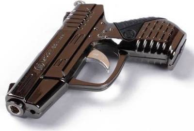 ASTRUMS Refillable Ergonomic Grey Stylish Lighter Gun Pistol with Laser Light - Windproof Jet Flame Refillable Ergonomic Grey Stylish Lighter Gun Pistol with Laser Light - Windproof Jet Flame Pocket Lighter (Grey) Pocket Lighter