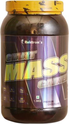 Rektron's Giant Mass Gainer Weight Gainers/Mass Gainers(1.5 kg, Premium Chocolate)