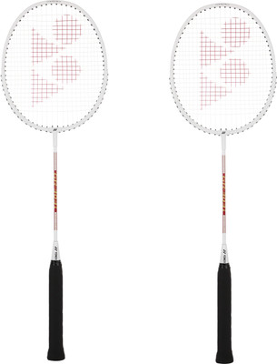 YONEX GR 303 I (Made In India) White Strung Badminton Racquet(Pack of: 2, 85 g)