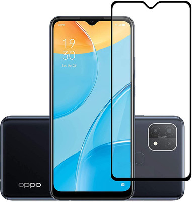 Express Buy Edge To Edge Tempered Glass for Oppo A15S(Pack of 1)