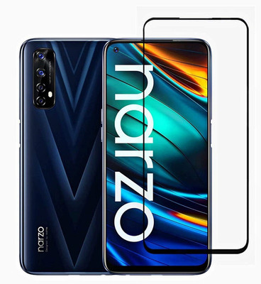 AKSHUD Edge To Edge Tempered Glass for Realme Narzo 20 Pro(Pack of 1)