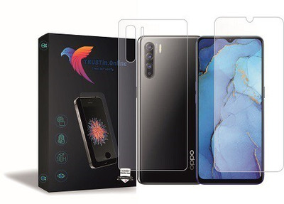 TRUSTin.ONLINE Front and Back Screen Guard for OPPO F15, F15(Pack of 2)