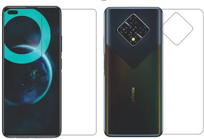 SOLIVAGANT Front and Back Tempered Glass for Infinix Zero 8i(Pack of 2)