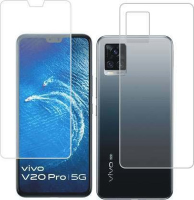 FIRST IMPRESSION Front and Back Tempered Glass for Vivo V20 Pro(Pack of 2)